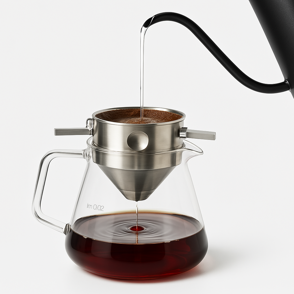 Stainless Coffee Filter – Foldable & Portable