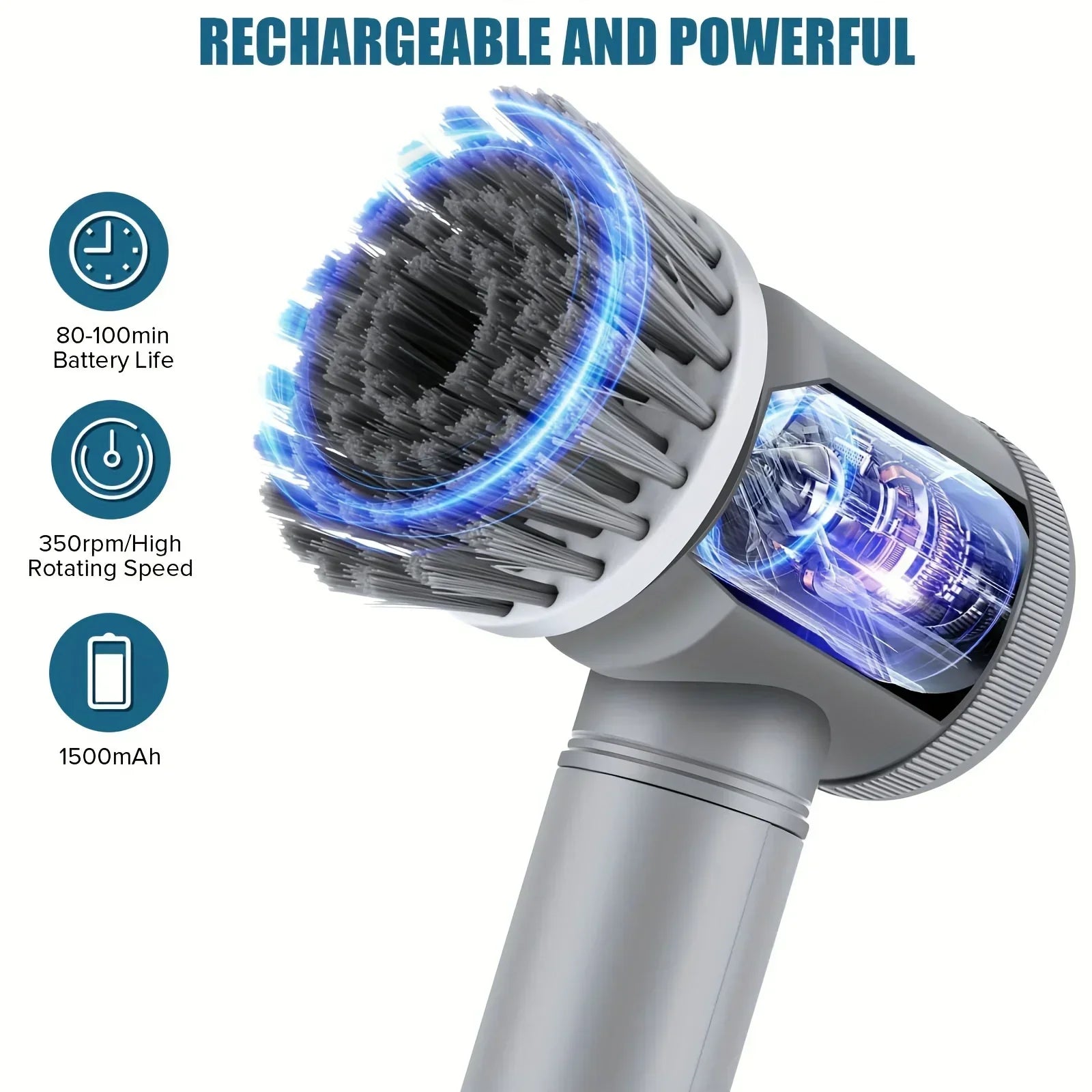 Electric Spin Scrubber for Effortless Cleaning