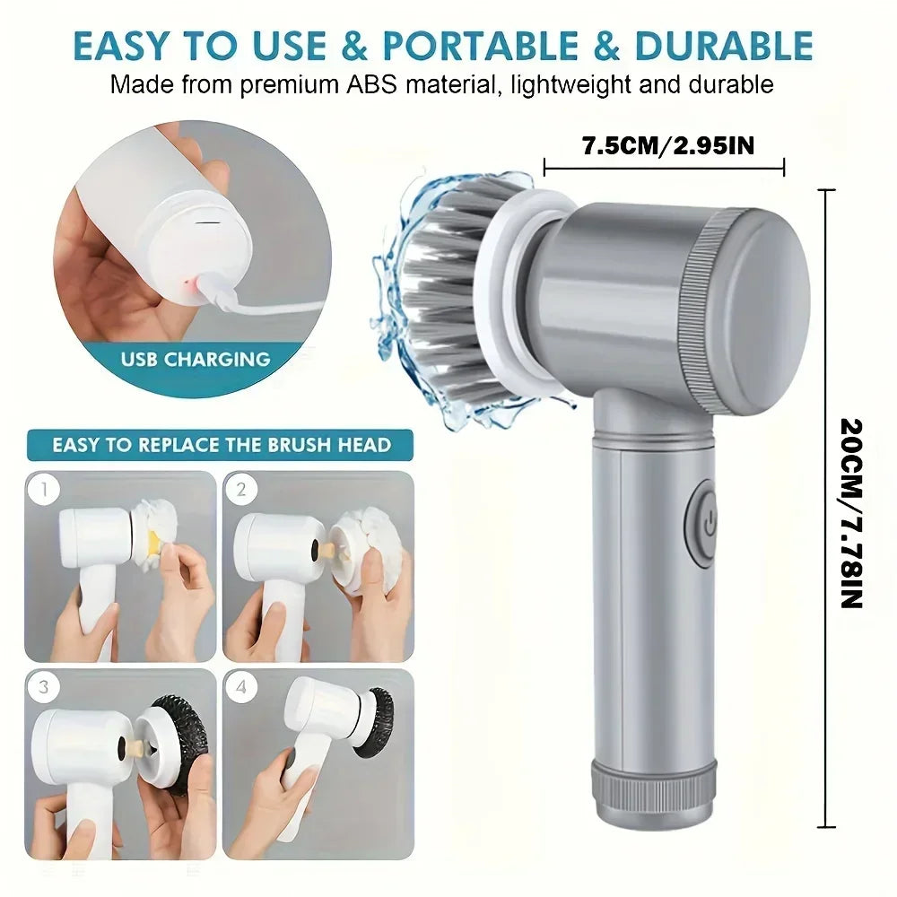 Electric Spin Scrubber for Effortless Cleaning