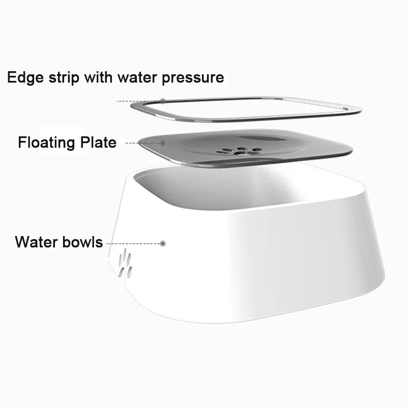 No-Spill Pet Water Bowl | Floating Feeder for Cats & Dogs