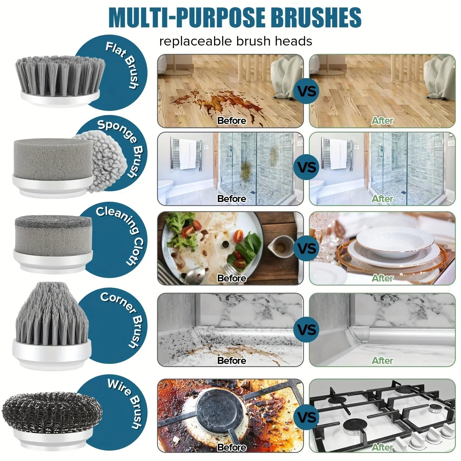 Electric Spin Scrubber for Effortless Cleaning