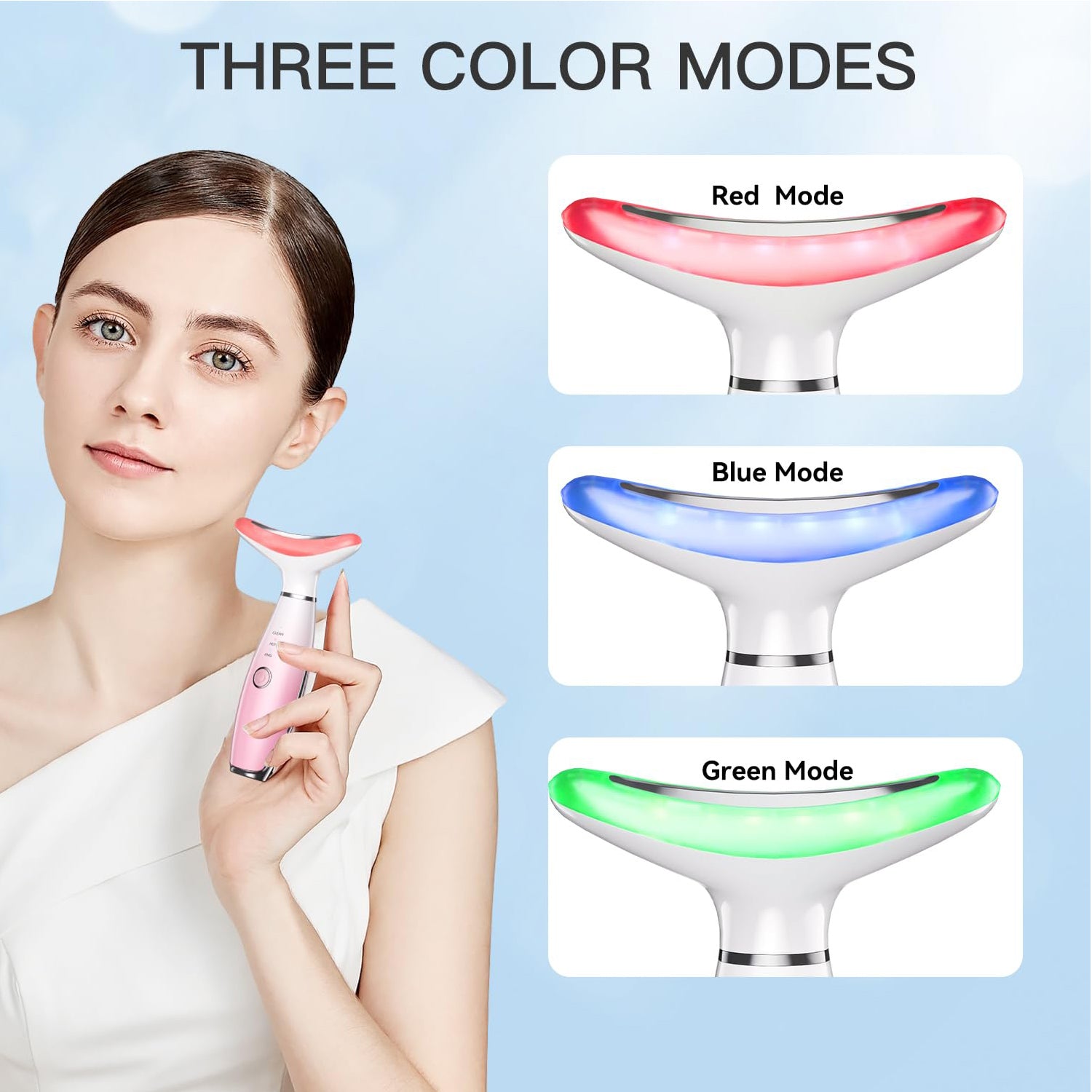 NOORWA 3-in-1 Face and Neck Massager - Image 2