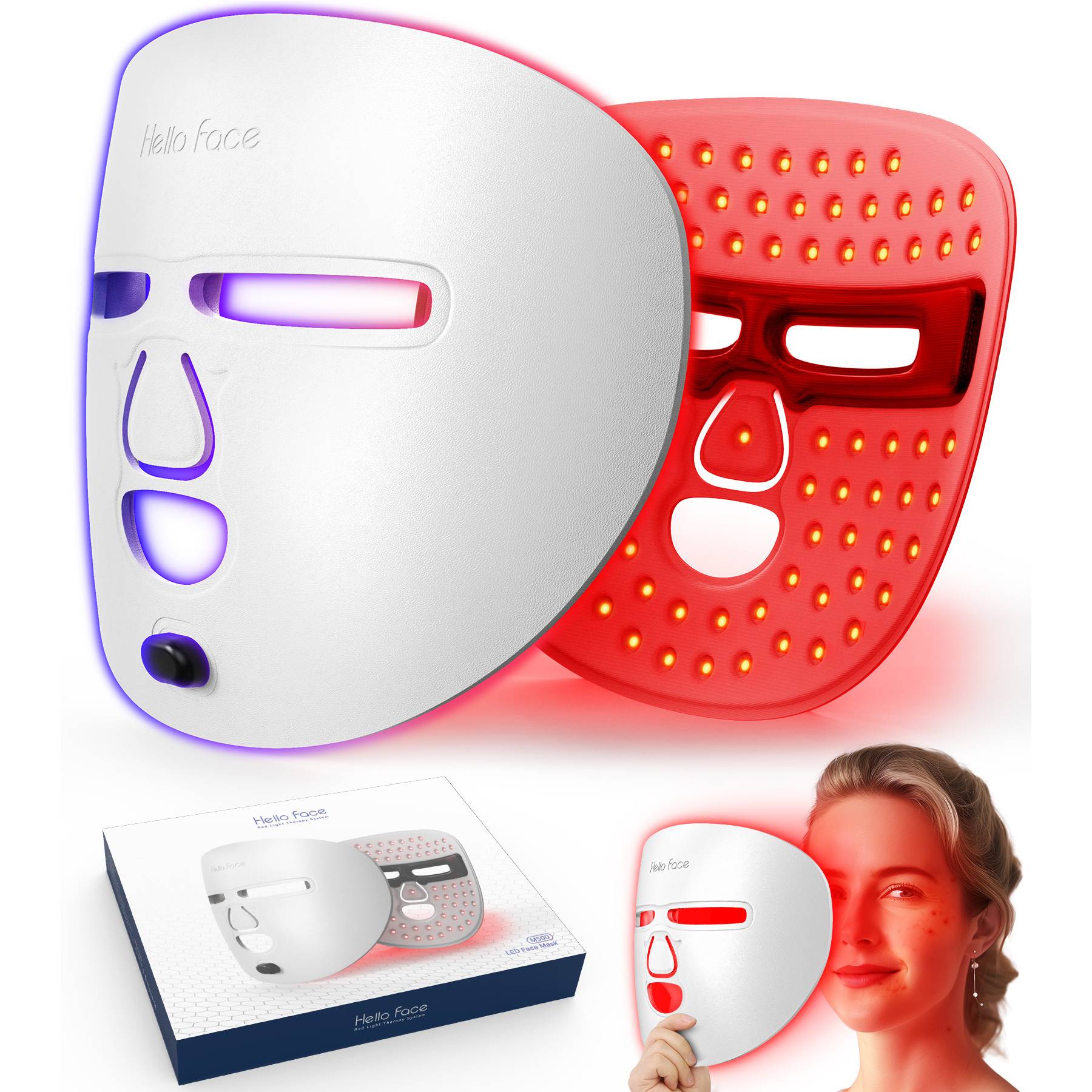 NOORWA LED Light Therapy Face Mask